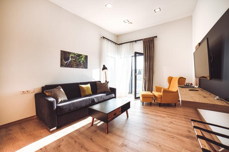 Izba Prémium apartmán s terasou v Camastra s.r.o. – Prémium apartmán s terasou