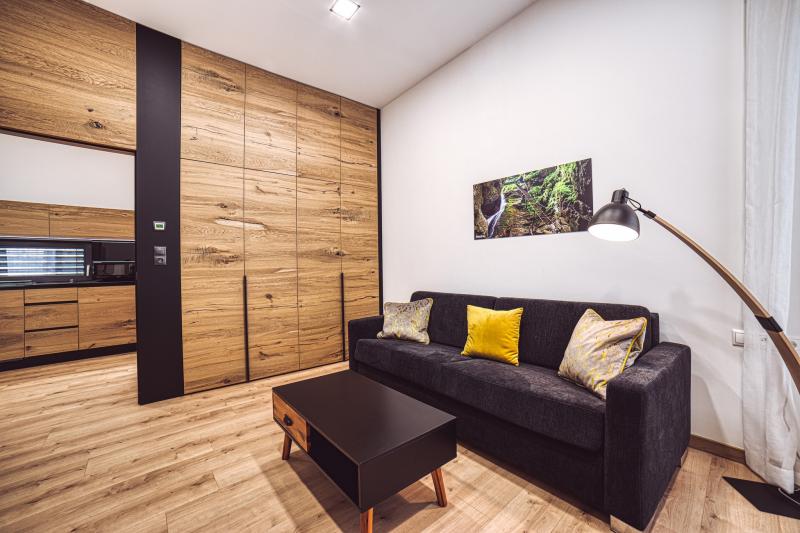 Izba Prémium apartmán pri wellness zóne v Camastra s.r.o. – Prémium apartmán obývacia izba